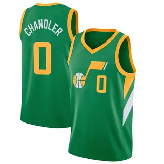 Utah Jazz Men's Kennedy Chandler Green Swingman 2020/21 Jersey - Earned Edition