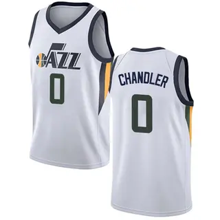 Utah Jazz Men's Kennedy Chandler White Swingman Jersey - Association Edition