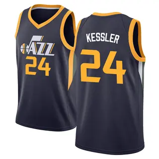 Utah Jazz Men's Walker Kessler Navy Swingman Jersey - Icon Edition
