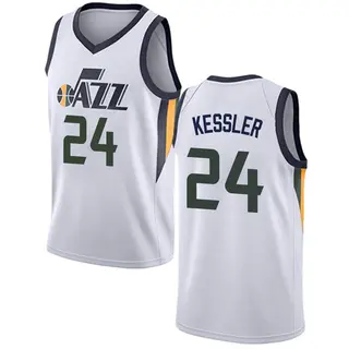 Utah Jazz Men's Walker Kessler White Swingman Jersey - Association Edition