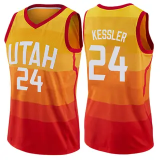 Utah Jazz Women's Walker Kessler Orange Swingman Jersey - City Edition