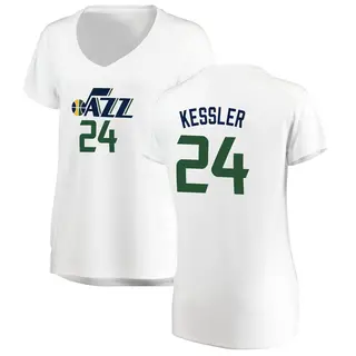 Utah Jazz Women's Walker Kessler White Fast Break Jersey - Association Edition