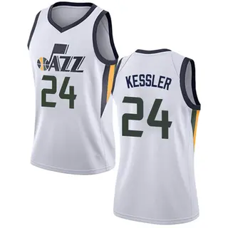 Utah Jazz Women's Walker Kessler White Swingman Jersey - Association Edition
