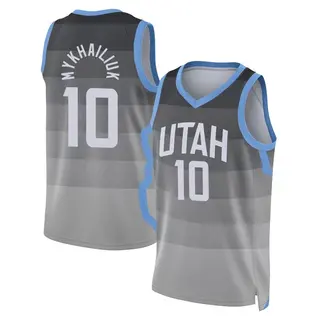 Utah Jazz Youth Svi Mykhailiuk Gray Swingman 2025/26 City Edition Jersey