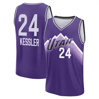 Utah Jazz Youth Walker Kessler Purple Fast Break 2023/24 City Edition Jersey