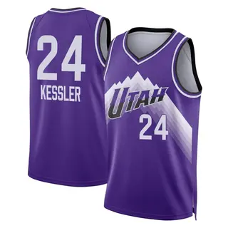 Utah Jazz Youth Walker Kessler Purple Swingman 2023/24 City Edition Jersey